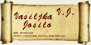 Vasiljka Jošilo vizit kartica